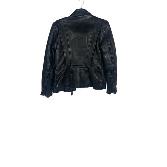 Easy Rider Mens Black genuine leather motorcycle jacket size Medium - Picture 6 of 7